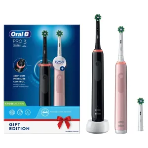 Oral B Pro3 3900N Duo s hk hammasharja 2 Kpl Musta Pinkki Oral B Pro3 3900N Duo s hk hammasharja 2 Kpl Musta Pinkki